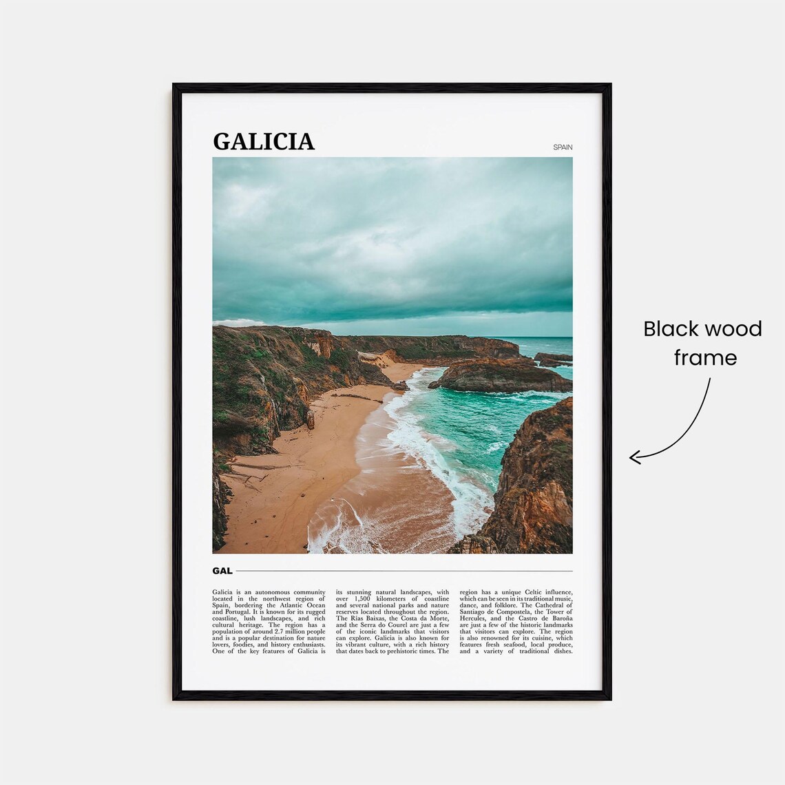 Galicia Photo Spain Wall Art Print - Image 2