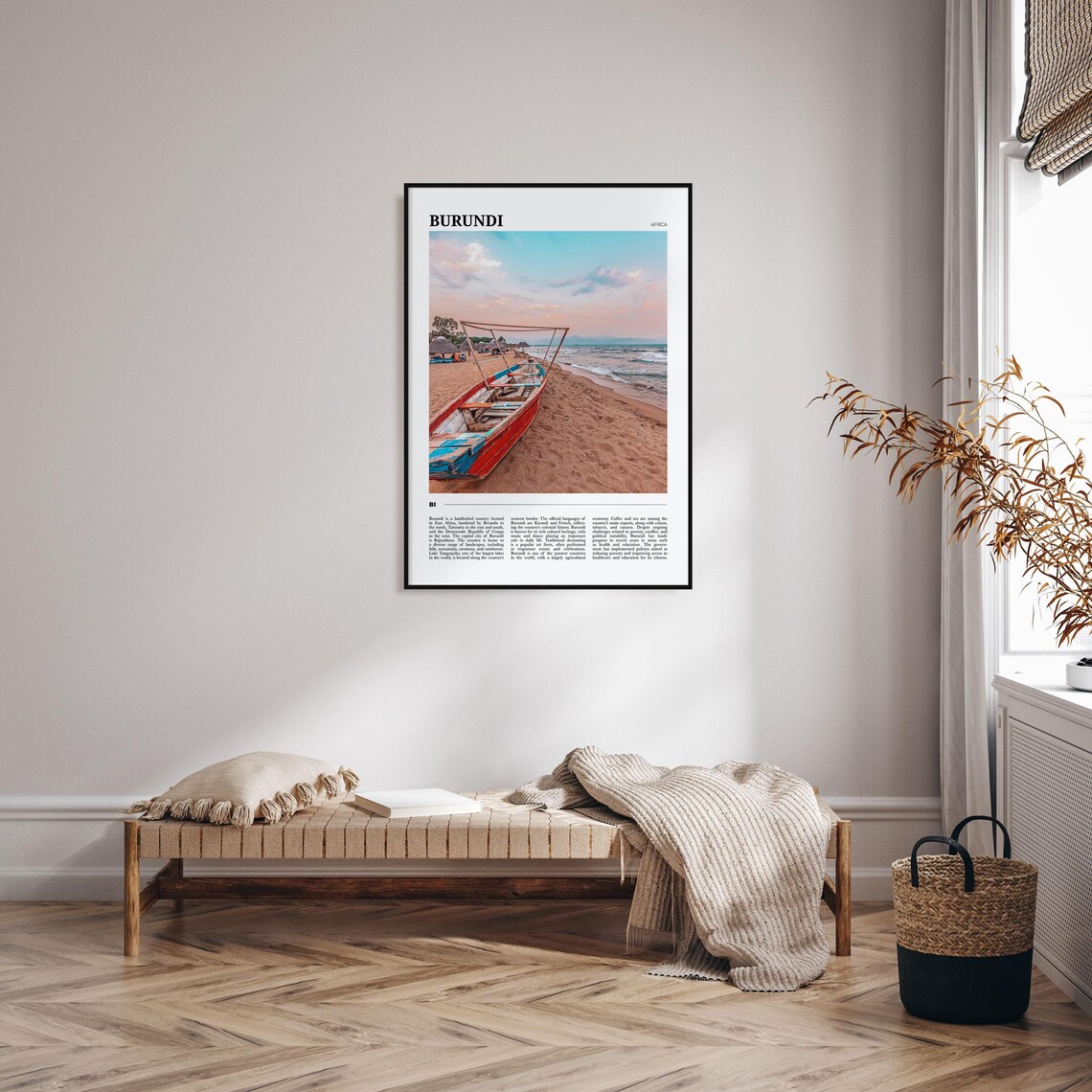 Burundi Travel Poster, African Wall Art Print - Image 4