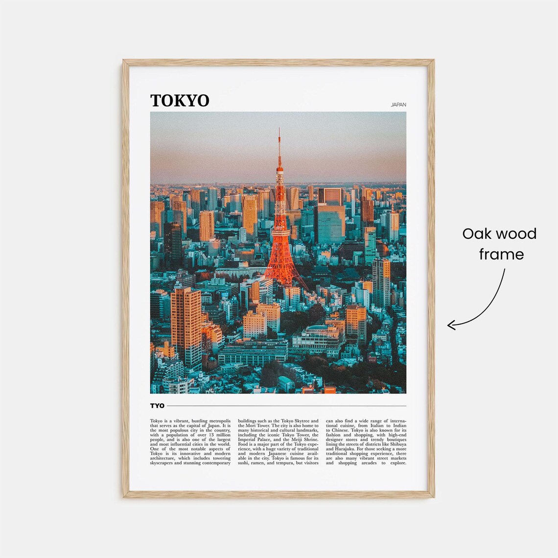 Tokyo Japan Travel Poster, Japan Decor Art Print - Image 3