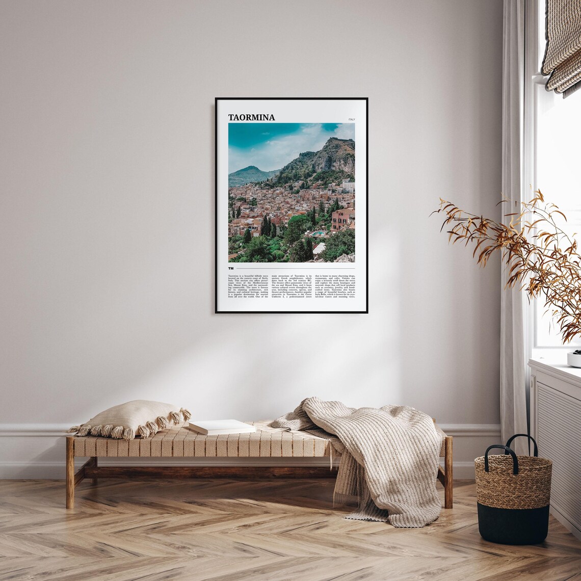 Taormina Travel Poster Taormina Wall Art Taormina Poster Print Taormina Photo Taormina Decor Italy - Image 4