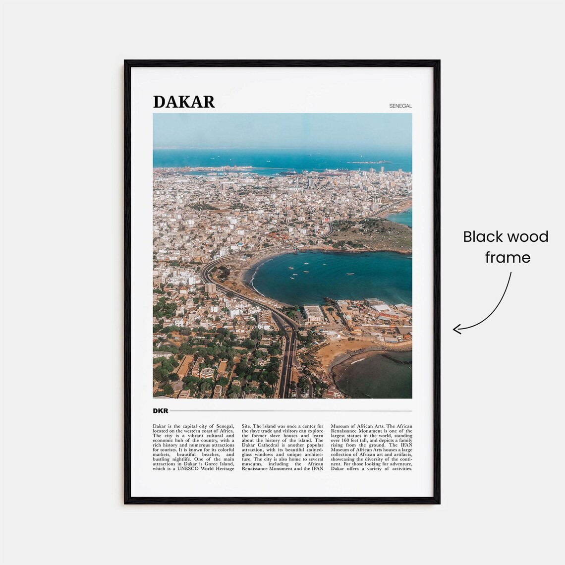 Dakar Travel Poster, Senegal Wall Art Print - Image 2