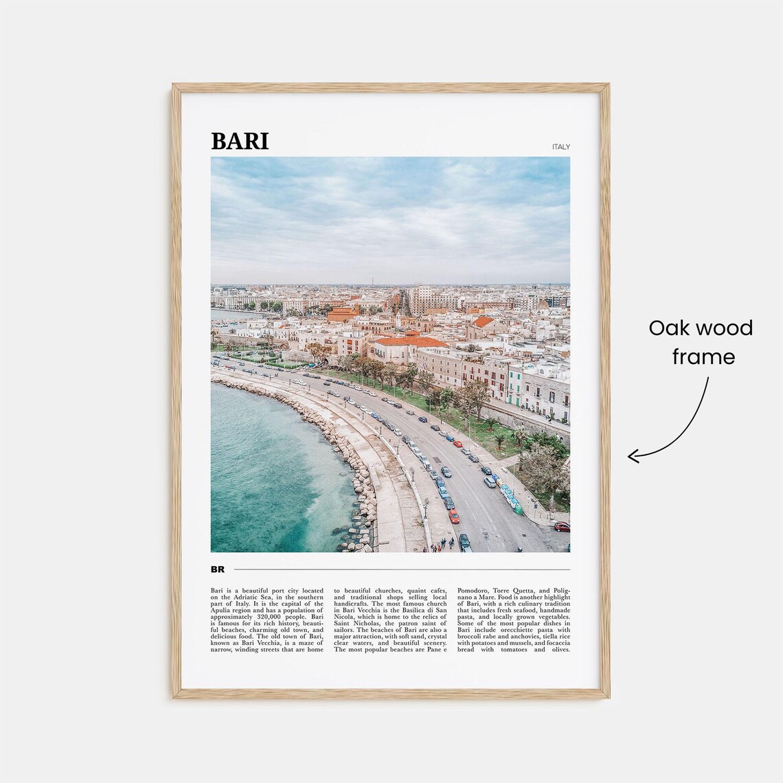 Bari Travel Poster, Italy Travel Wall Art - Image 3