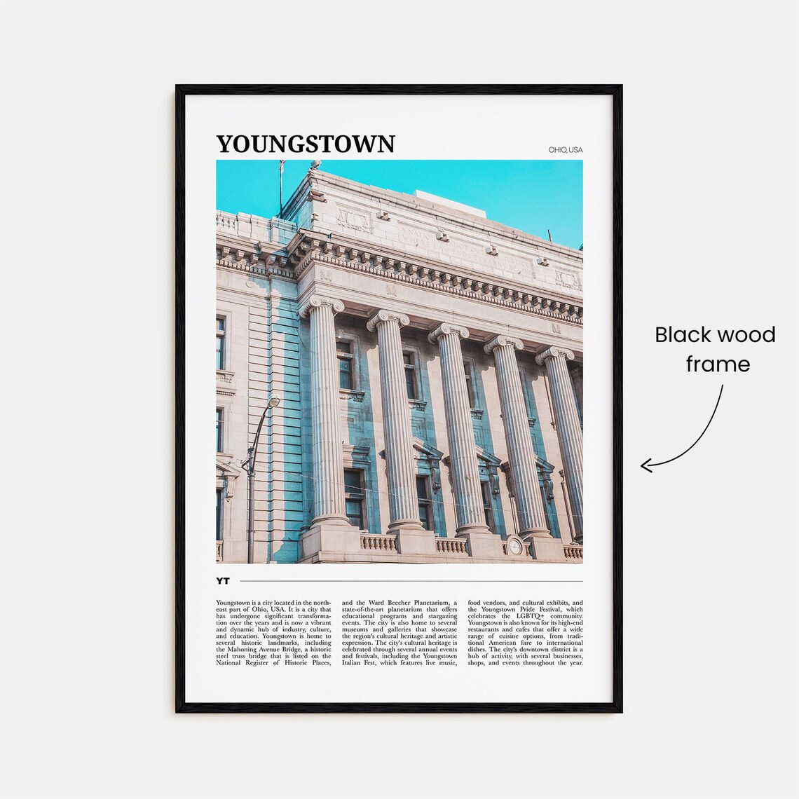 Youngstown Travel Poster, Ohio Travel Poster - Image 2