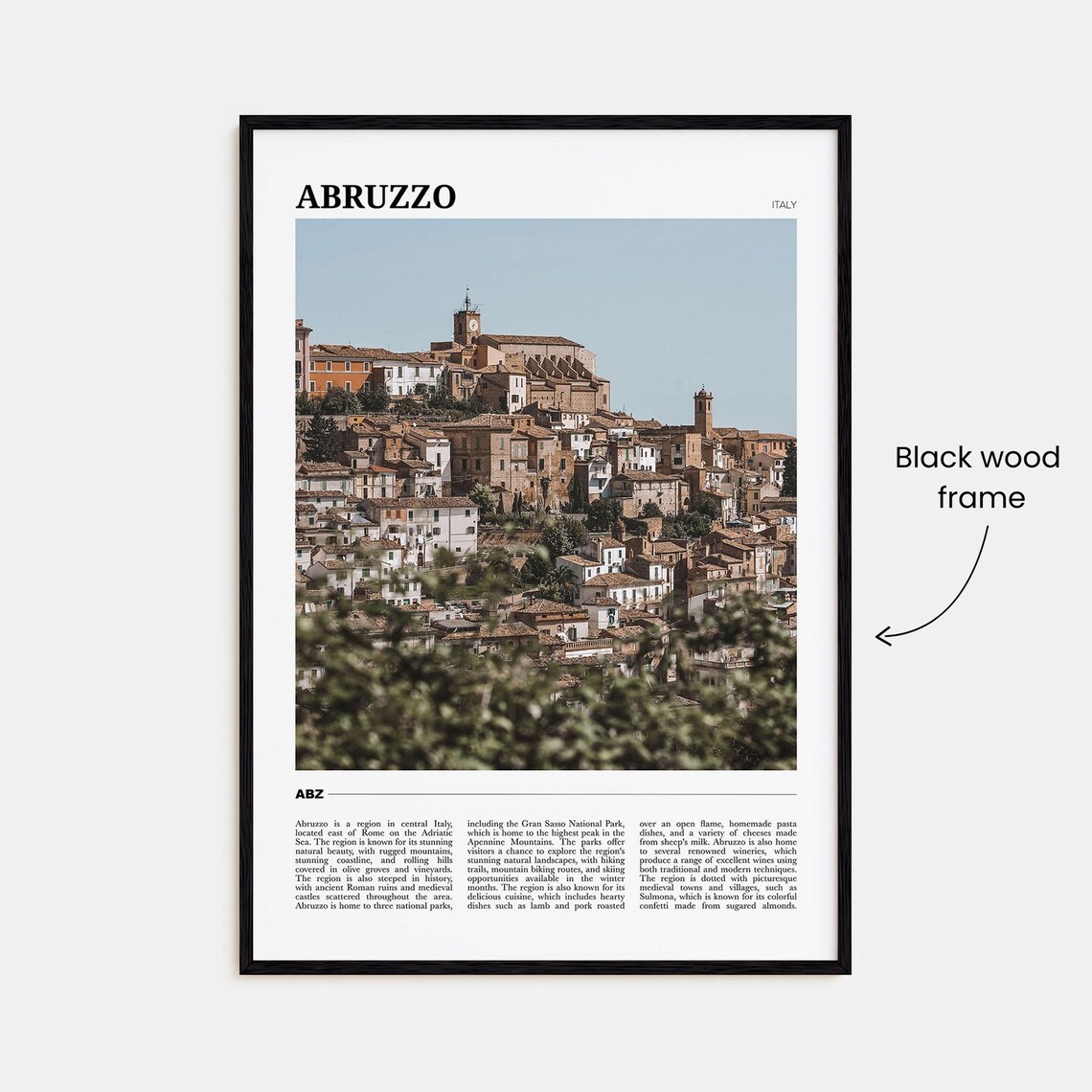 Abruzzo Travel Poster No. 1, Italy Art Print - Image 2