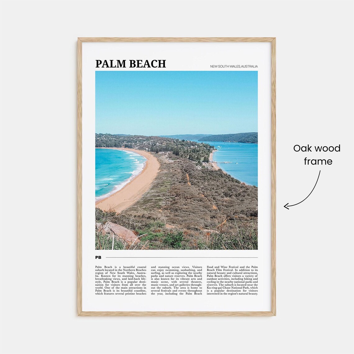 Palm Beach Travel Poster, New South Wales - Image 3
