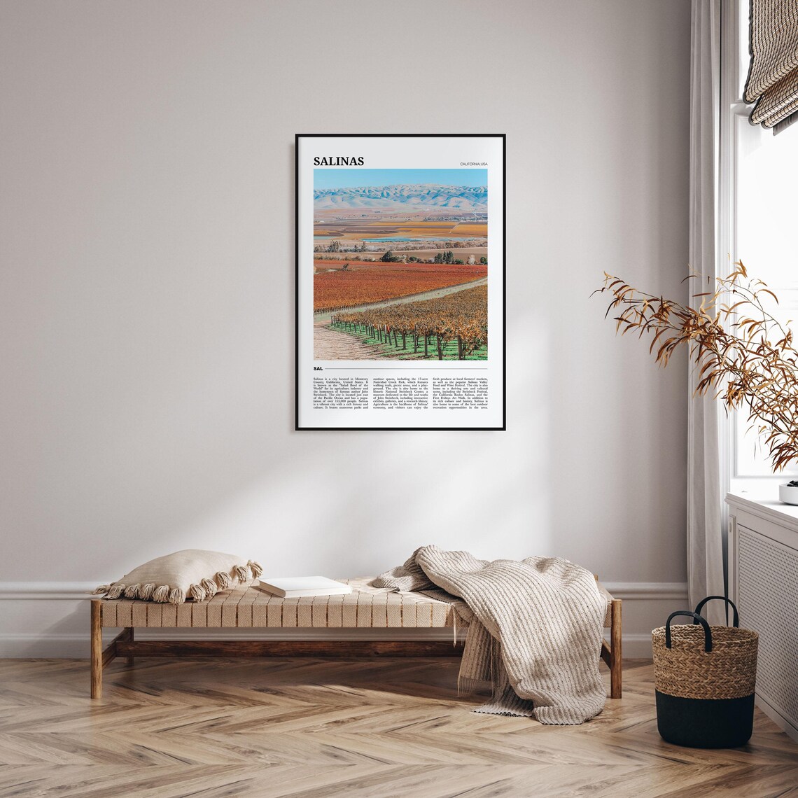 Salinas Travel Poster, California USA Art Print - Image 4