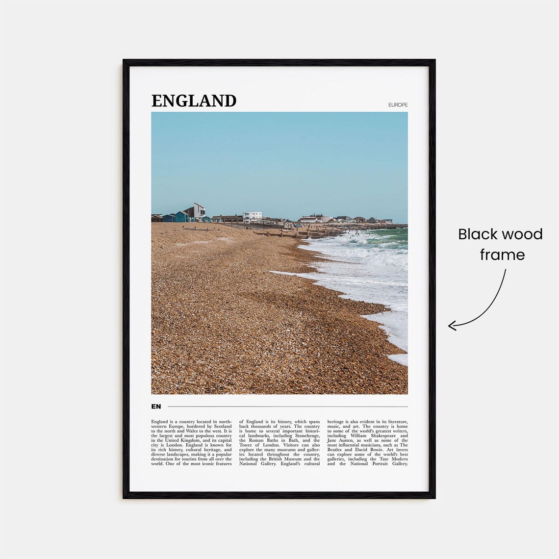 England Travel Poster, Europe Travel Wall Art - Image 2