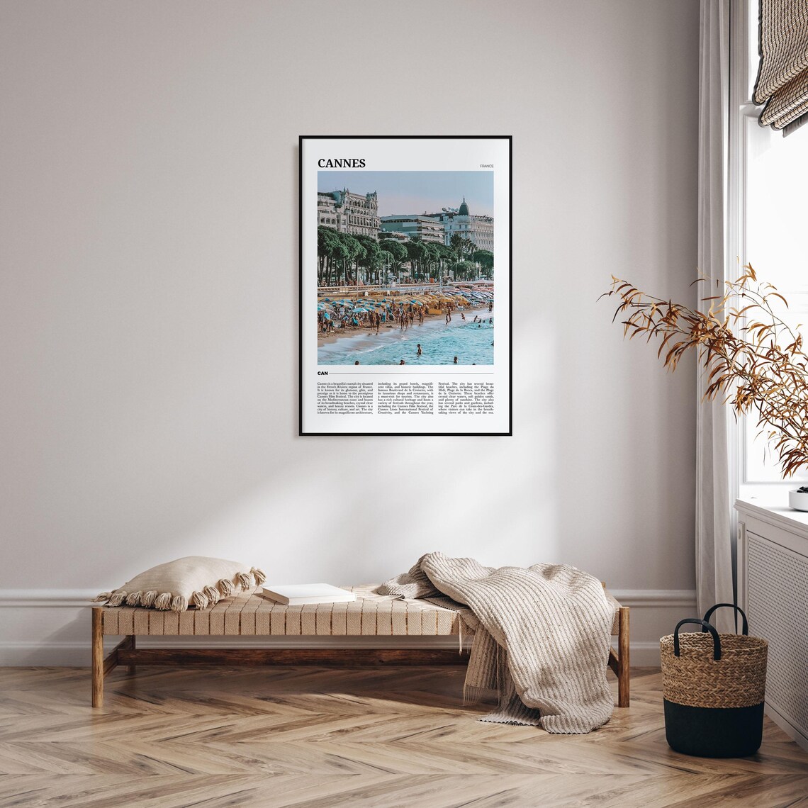 Cannes Travel Poster, France City Wall Art - Image 4