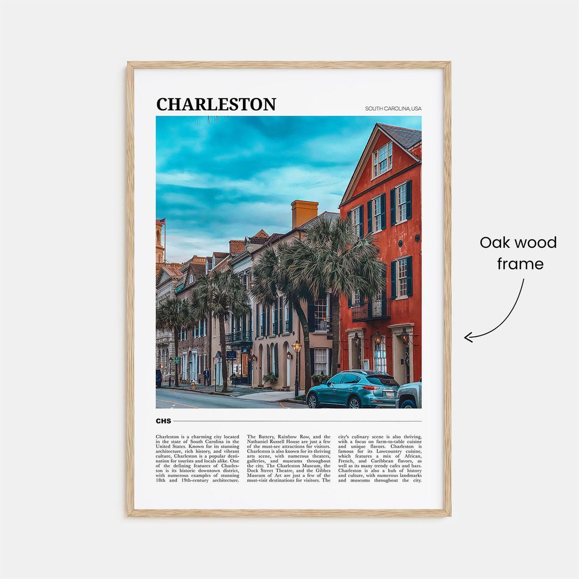 Charleston South Carolina Travel Poster No 1 Charleston South Carolina Wall Art Charleston South Carolina Poster Print Photo Decor Usa - Image 3