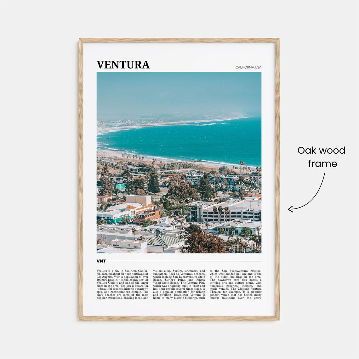 Ventura Travel Poster No 2 Ventura Wall Art Ventura Poster Print Ventura Photo Ventura Decor California Usa - Image 3