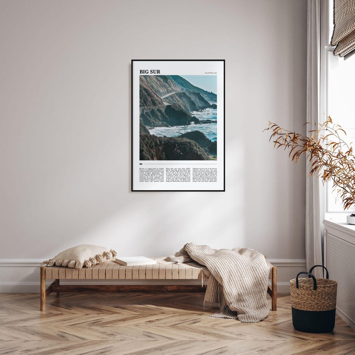 Big Sur California Rugged Cliffs Coastal Highway Ocean Travel Poster - Image 4