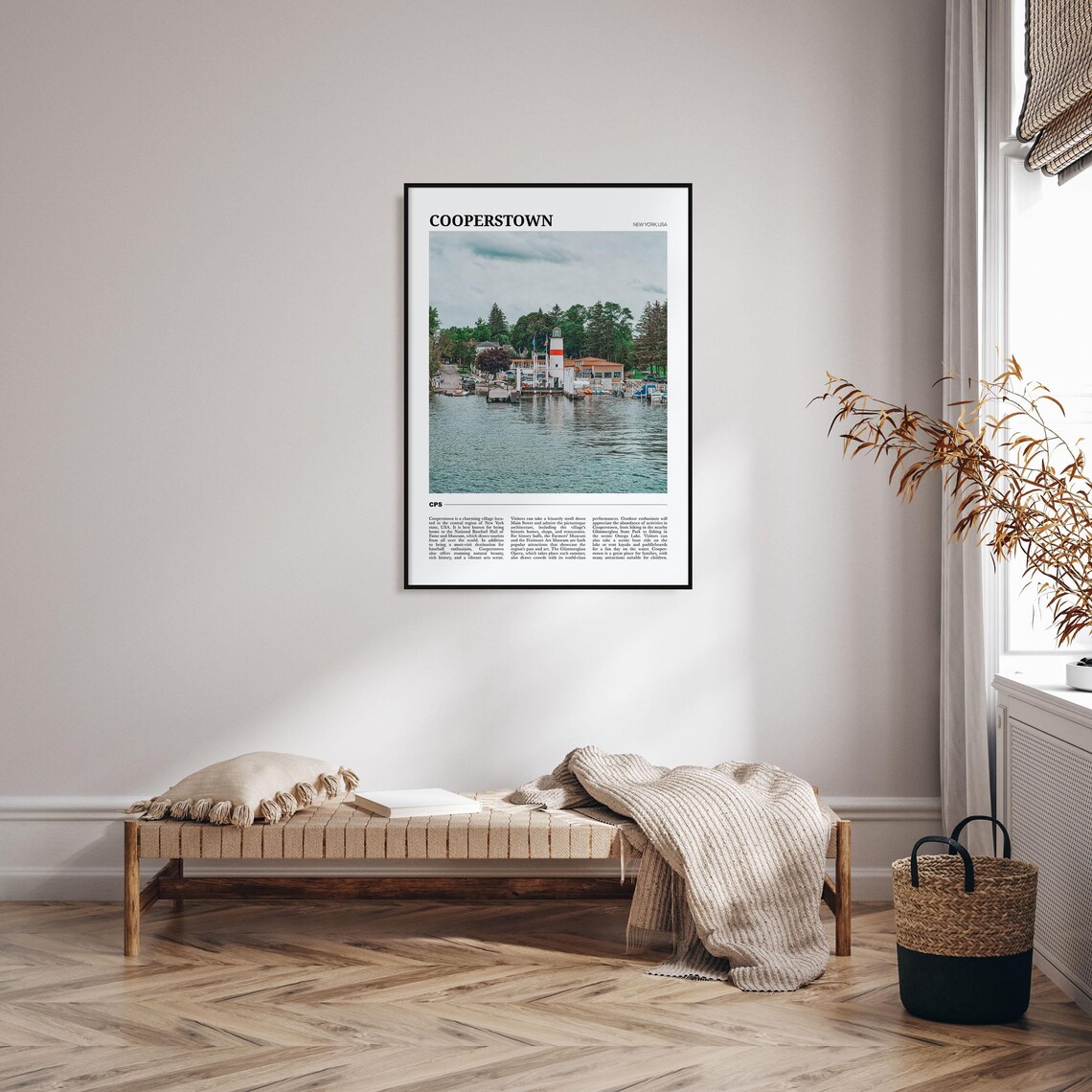 Cooperstown Travel Poster, New York USA Art Print - Image 4