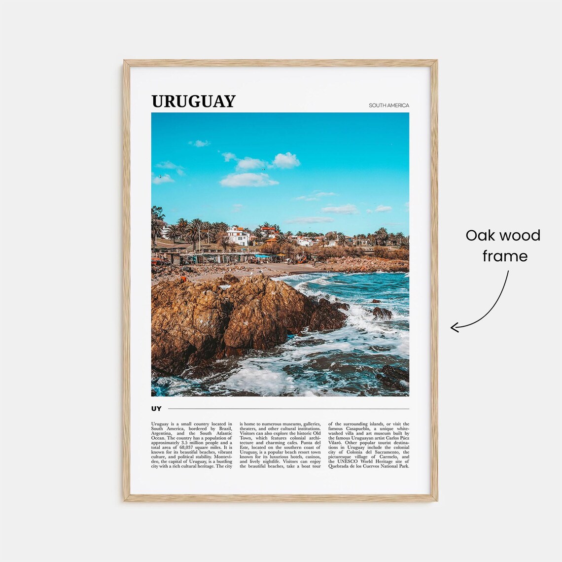 Uruguay Travel Poster, South America Wall Art - Image 3