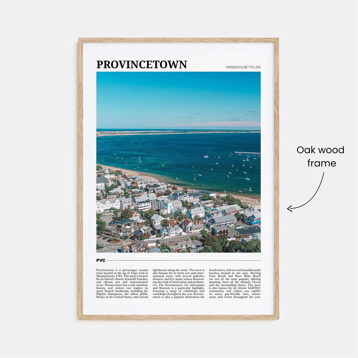 Provincetown Travel Poster, Massachusetts USA Art Print - Image 3