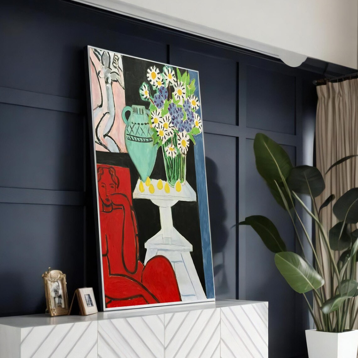 Matisse Inspired Still Life, Modernist Art - Image 5