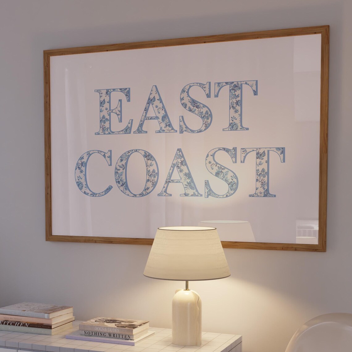 East Coast Coastal Granddaughter Beachy Travel Poster