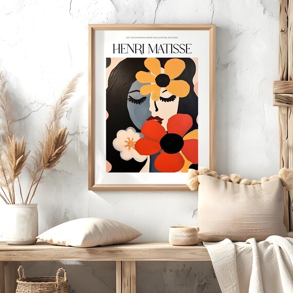 Matisse Print Trendy Art Prints Decor Prints Retro Poster Set Retro Wall Decor Gallery Wall Set Downloadtable Home Decor