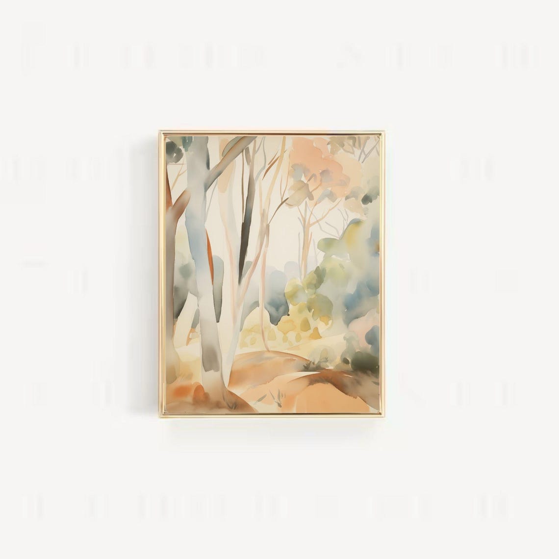 Australian Tree Landscape Abstract Print, Eucalyptus - Image 3