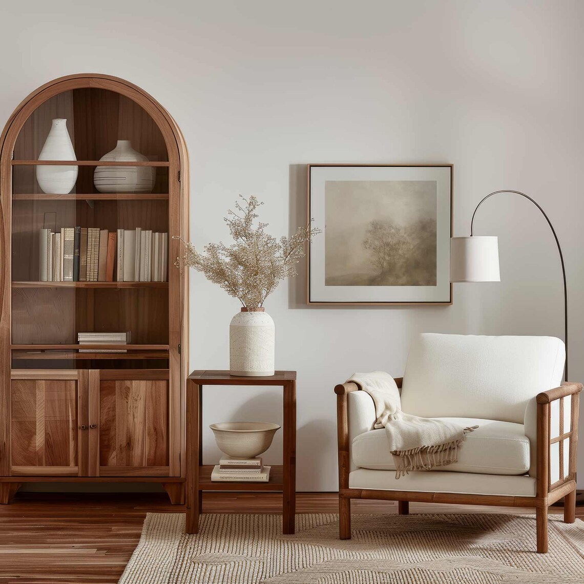 Sepia Landscape Art Print for Living Room - Image 3