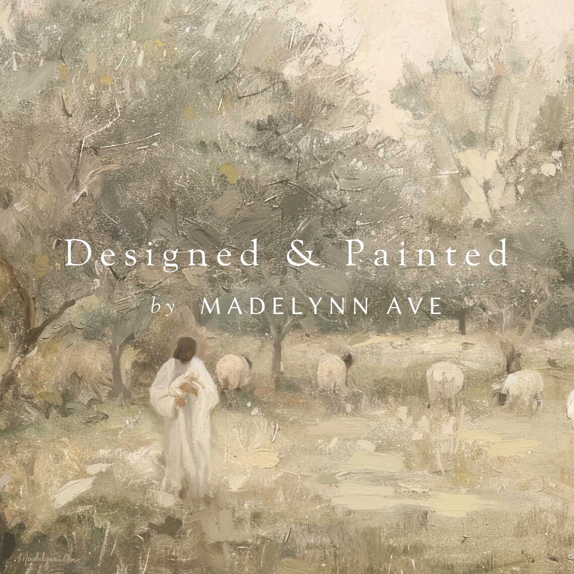 The Lord Is My Shepherd, Religious Art Print - Image 5
