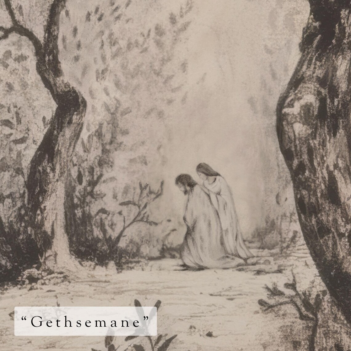 Jesus In The Garden Of Gethsemane Art Print - Image 6