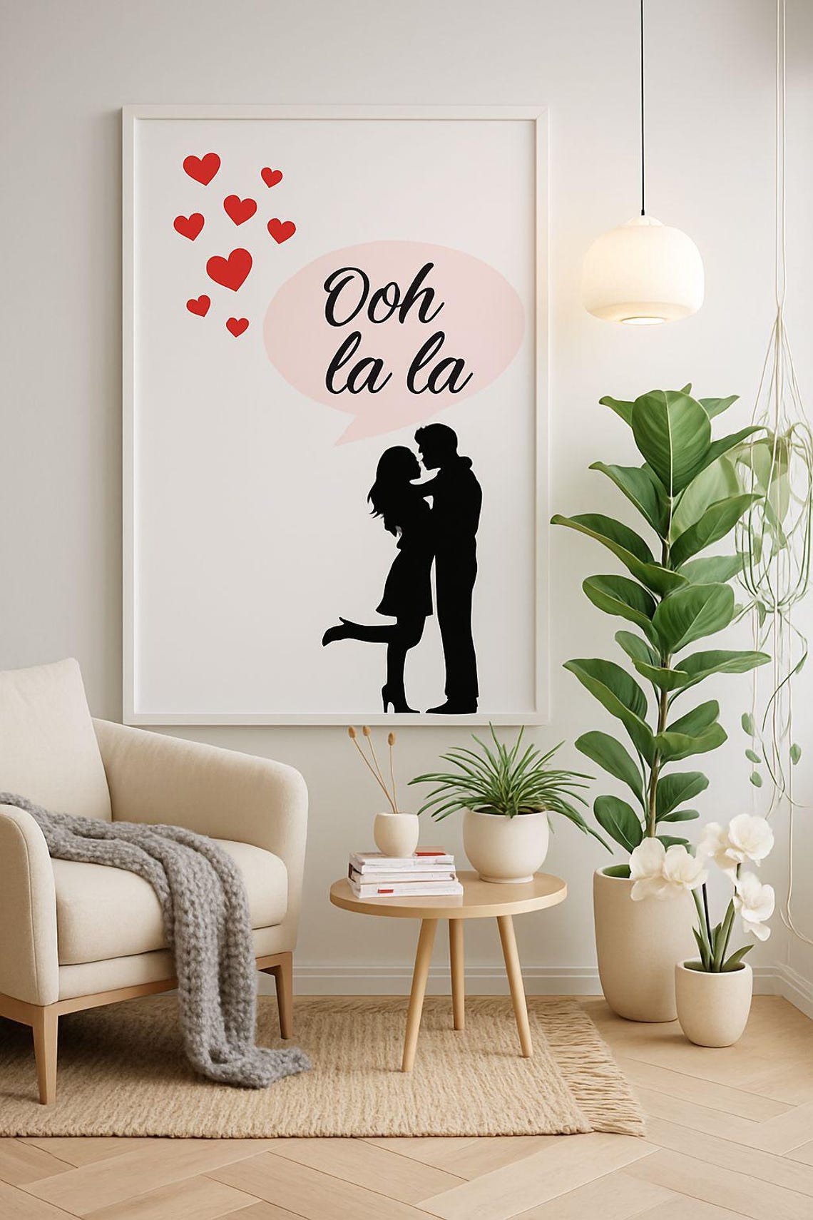Ooh La Modern Minimalist Wall Art Poster
