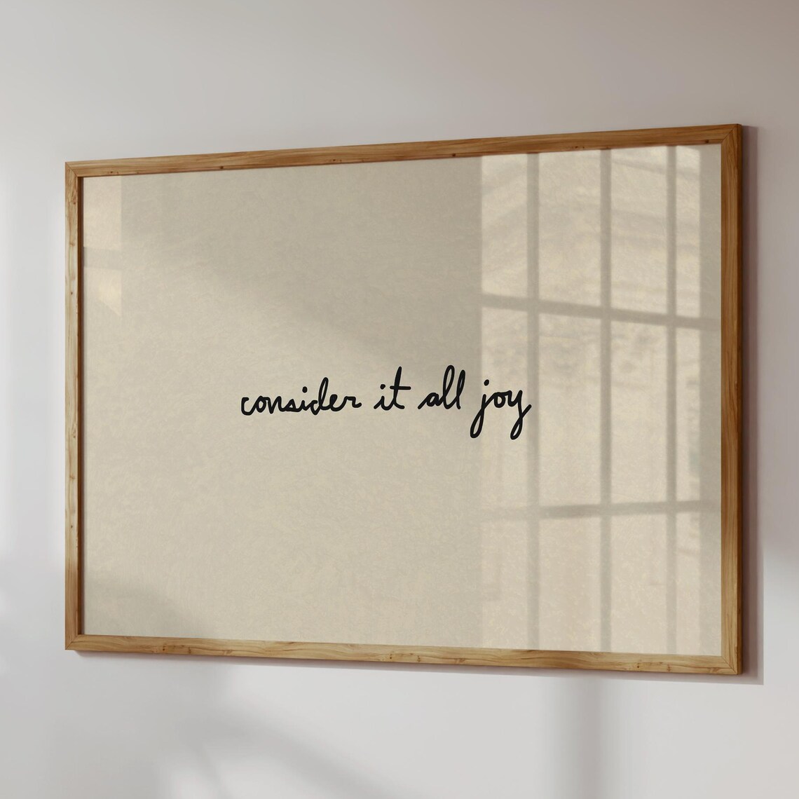 Consider It All Joy Modern Faith Art Print