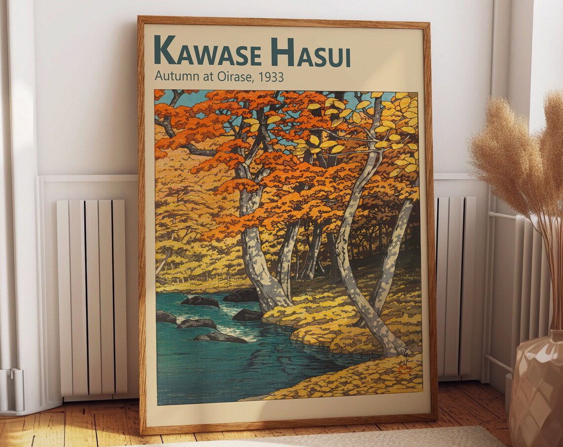 Autumn at Oirase by Kawase Hasui, Japanese Print