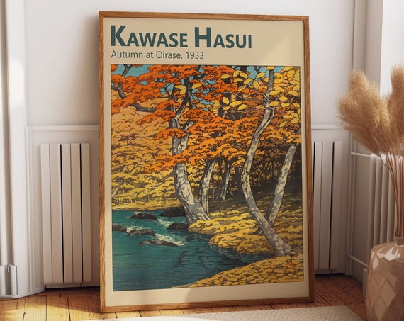Autumn at Oirase by Kawase Hasui, Japanese Print