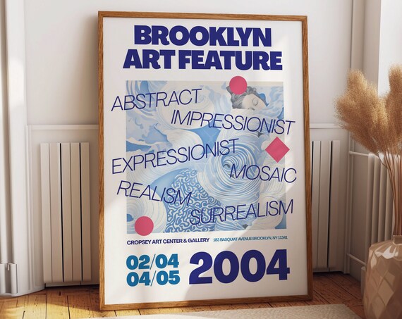 Brooklyn Art Feature 2004 Gallery Exhibition Poster Abstract