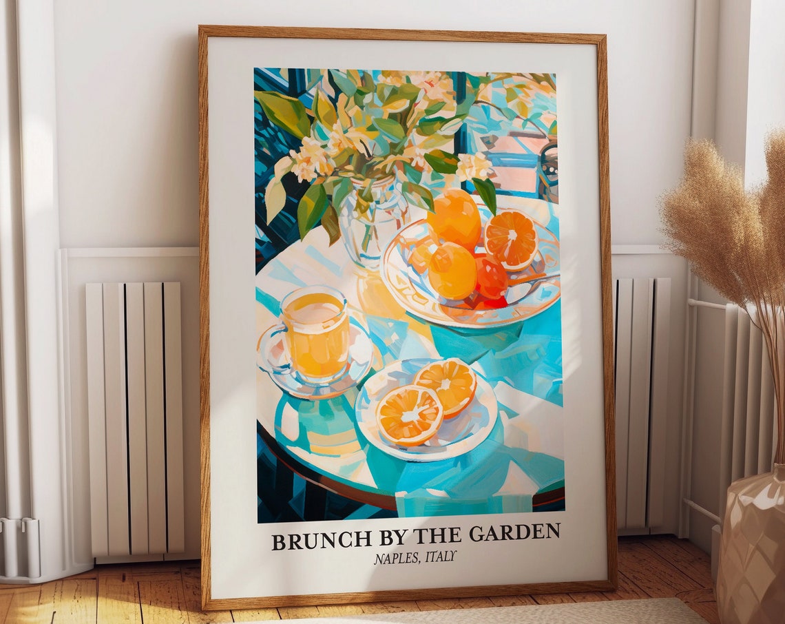 Sun Kissed Citrus, Naples Italy Travel Poster