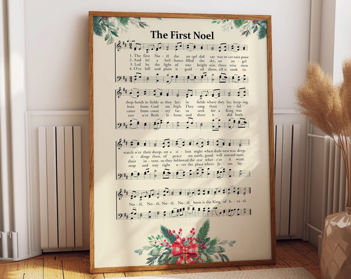 The First Noel Christmas Carol Sheet Music