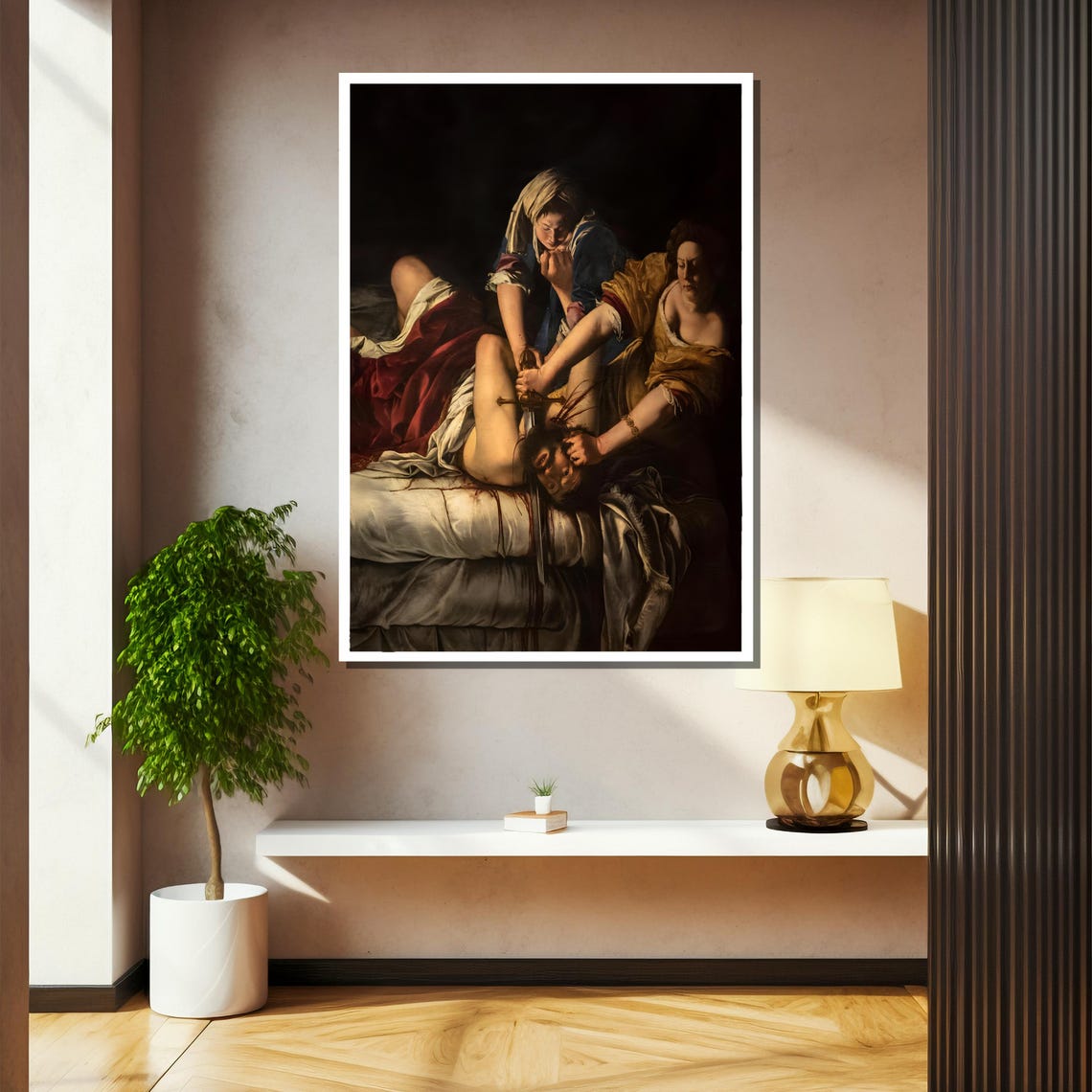 Artemisia Gentileschi Judith Slaying Holofernes Baroque Art Poster - Image 2