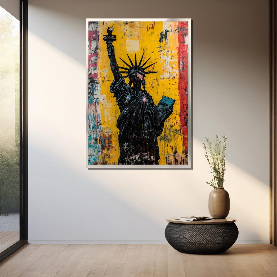Statue Of Liberty Painting Graffiti Urban Art Bold Street Art Print Modern Wall Decor Abstract Liberty Artwork Unique Gift - Image 3