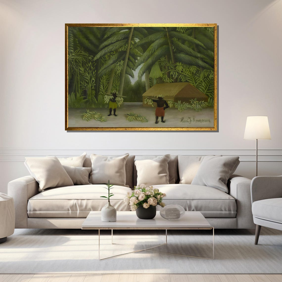Henri Rousseau Banana Harvest in Tropical Jungle Repro Poster - Image 5