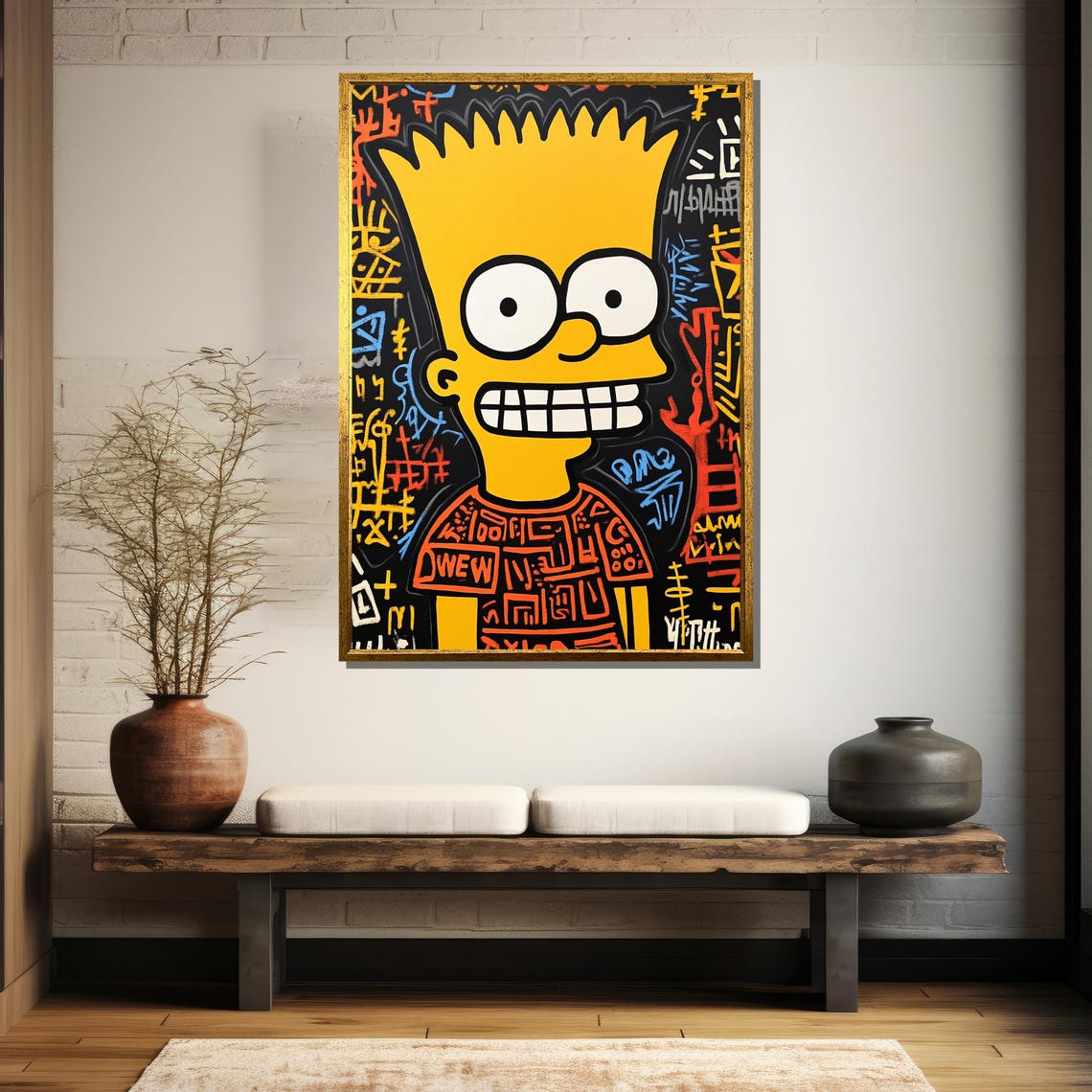 Graffiti Pop Art Painting Urban Catoon Street Style Wall Decor Bold Abstract Expressionist Print Modern Collector Gift - Image 5