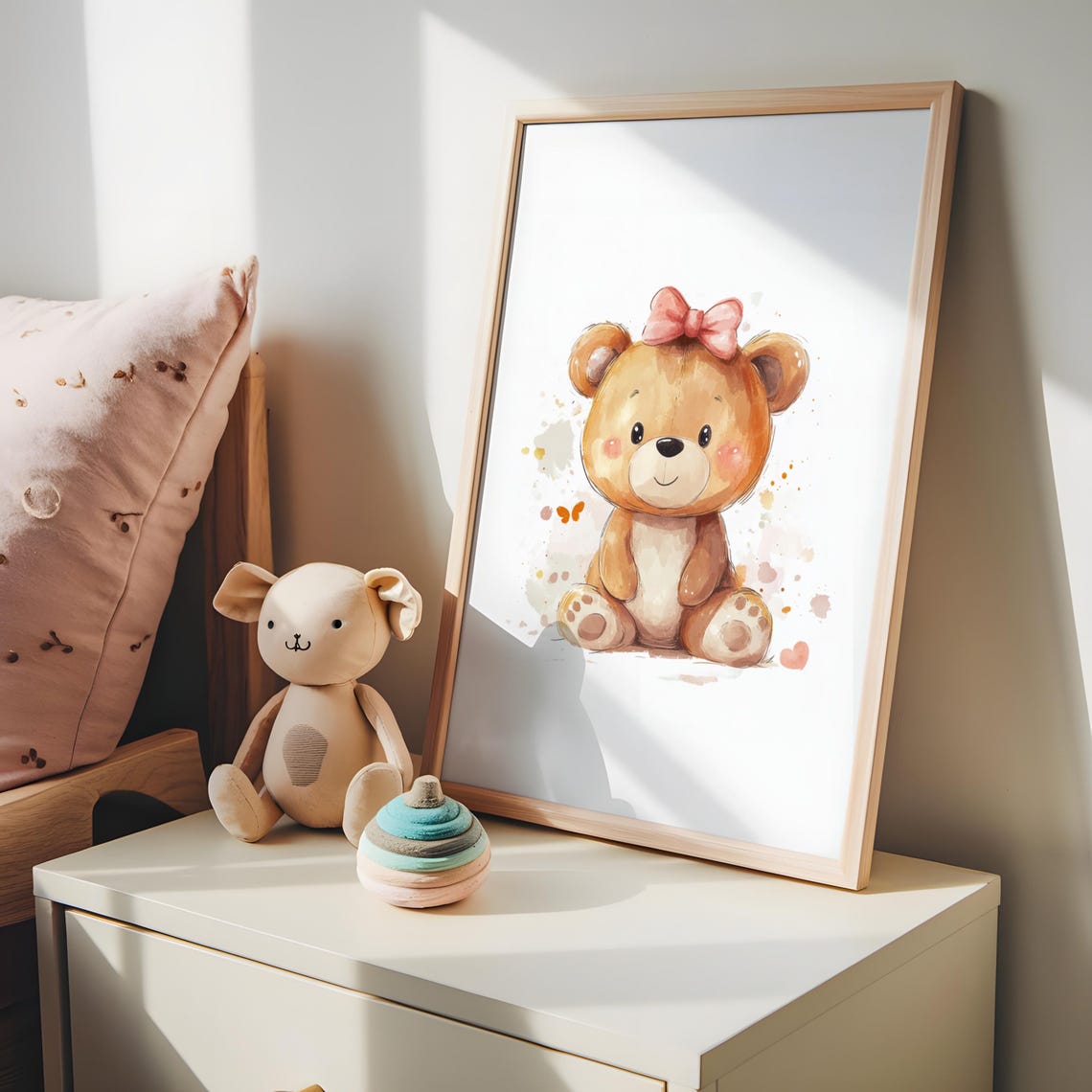Teddy Bear Nursery Art Print