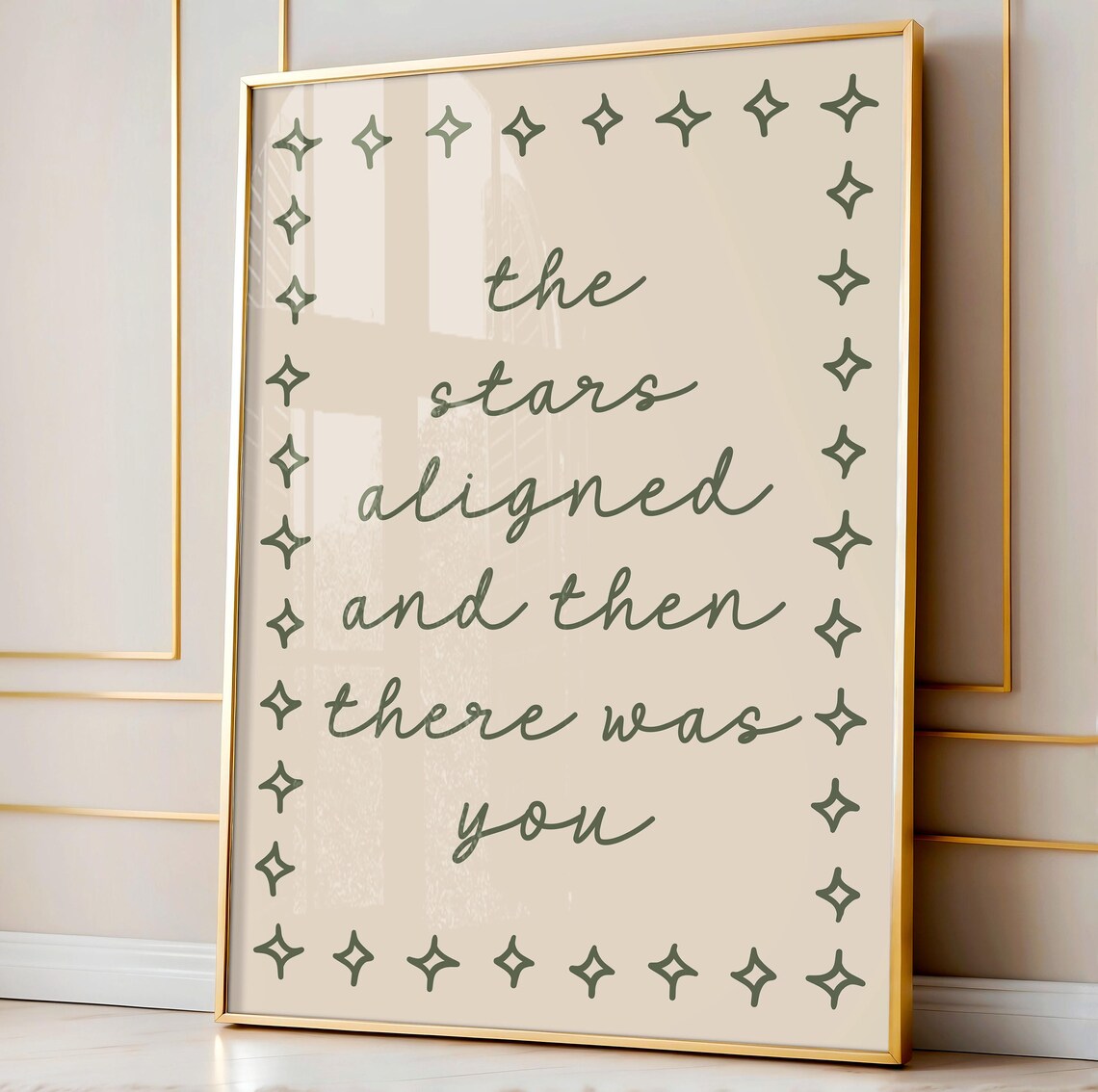 The Stars Aligned And Then There Was You Art Print