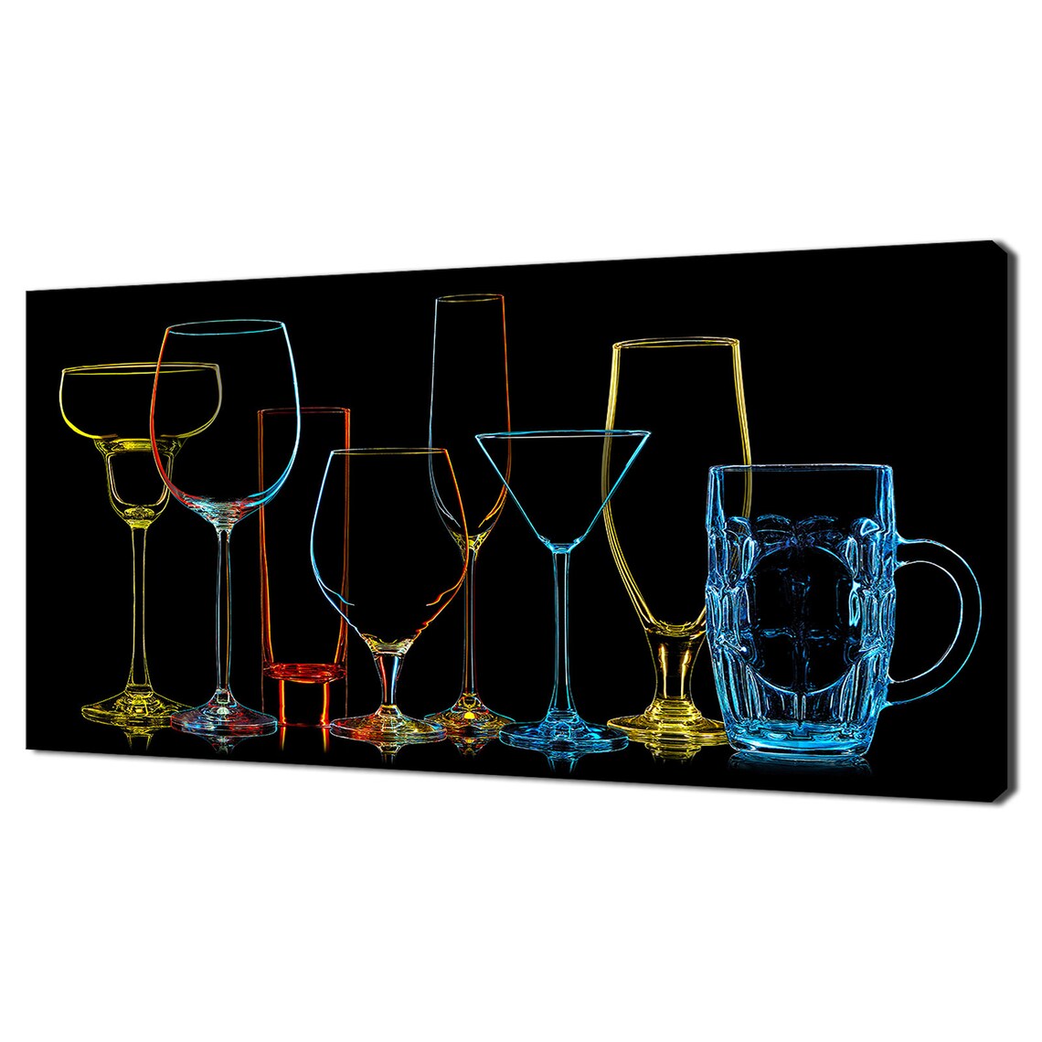 Colourful Coctail Drinks, Modern Kitchen Decor
