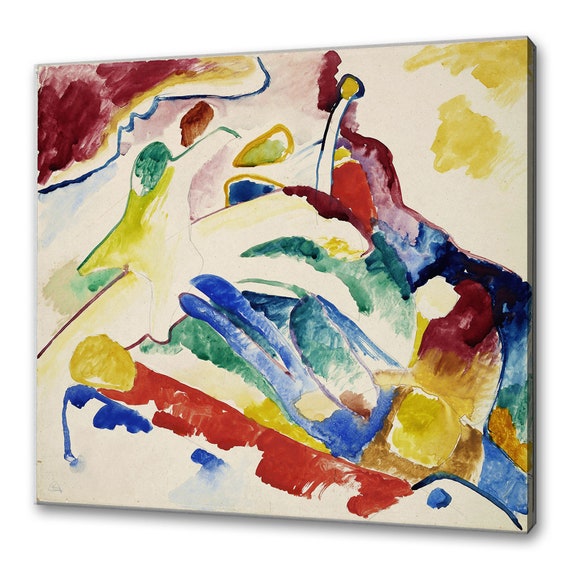 Wassily Kandinsky Draft For Composition Ii 1913 Modern Classic Design Abstract Decor Reproduction Print Wall Art Picture