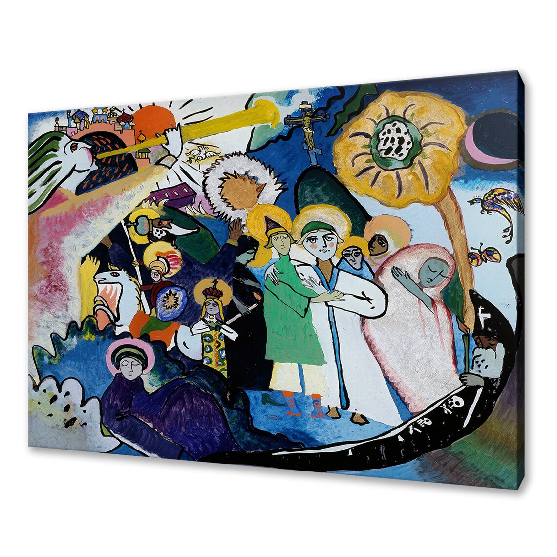 Wassily Kandinsky All Saints Day I 1911 Saints Colorful Modernist Wall Art