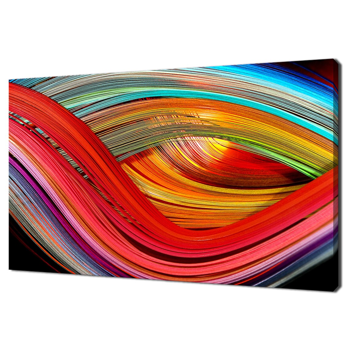 Rainbow Abstract Flame Modern Design, Home Decor