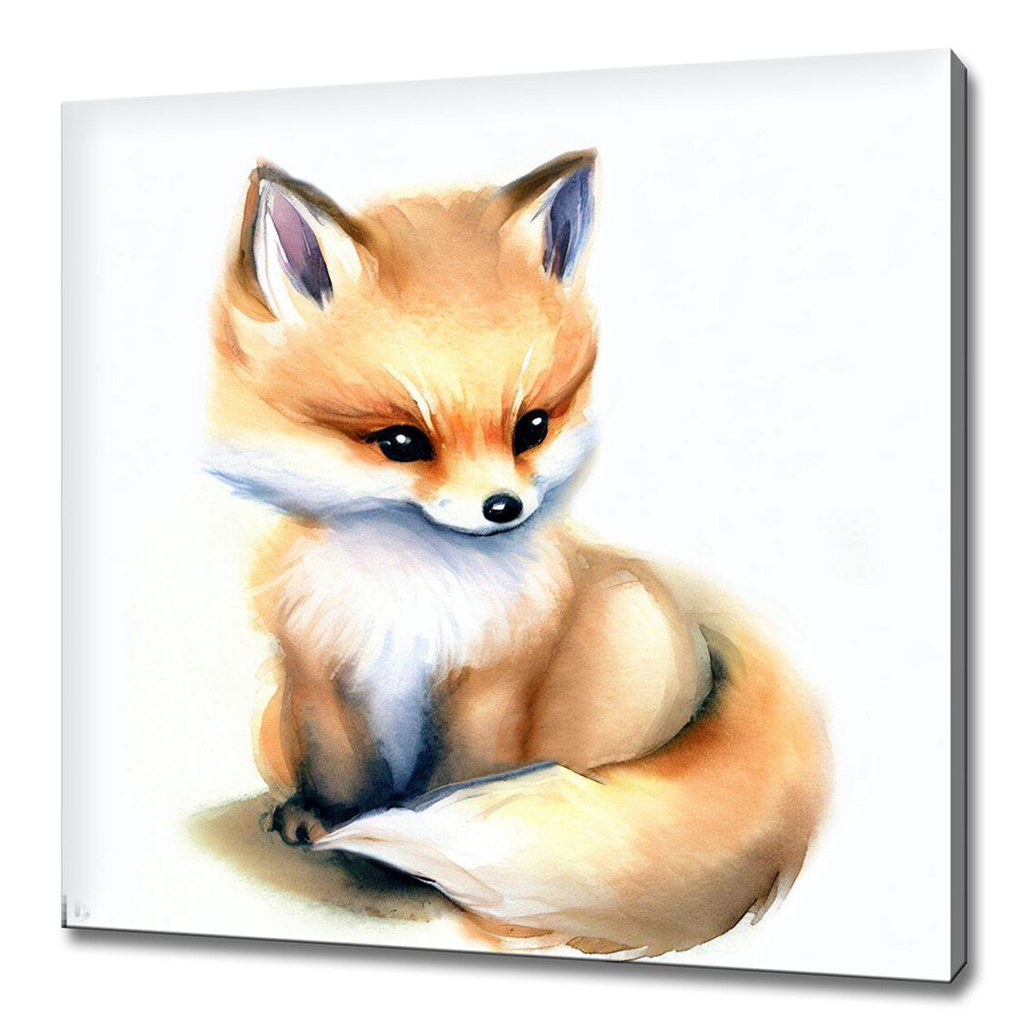 Cute Golden Hamster Watercolor Painting Adorable Pet Portrait Poster - Image 3