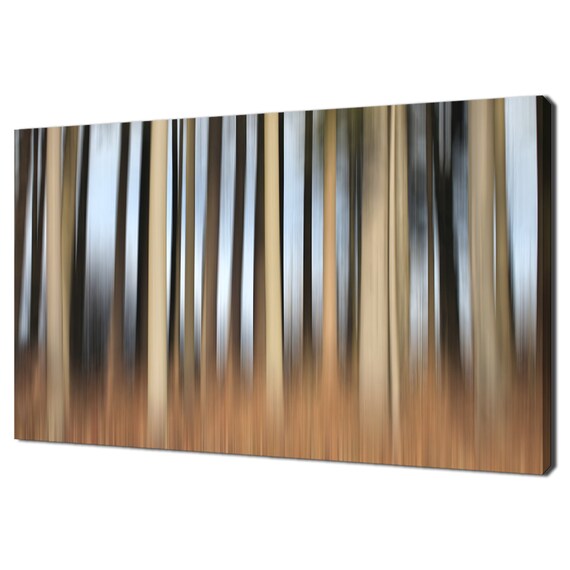 Abstract Painting Style Of Brown Forest Modern Landscape Design Home Decor Print Wall Art Picture Wall Hanging