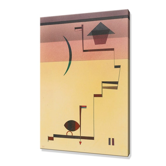 Wassily Kandinsky Eckig Angular 1931 Classic Design Abstract Decor Reproduction Print Wall Art