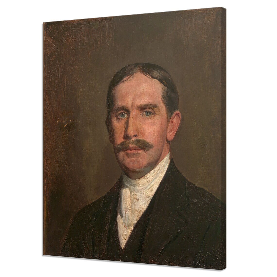 Vintage Gentleman Portrait, Victorian Art Print
