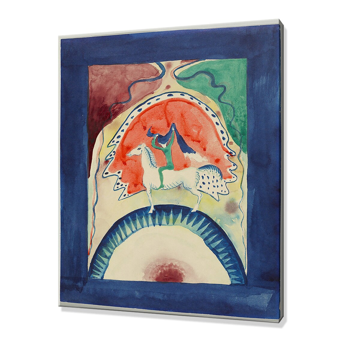 Wassily Kandinsky Blue Rider Almanac Cover Horse Rider Abstract Art Poster