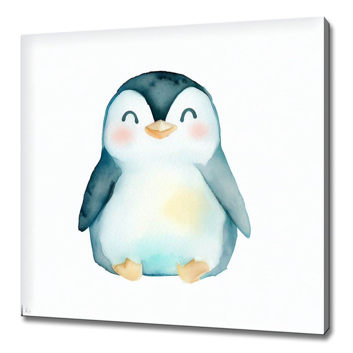 Cute Baby Animals Watercolor Collection Set Nursery Wall Art Kids Poster - Image 3