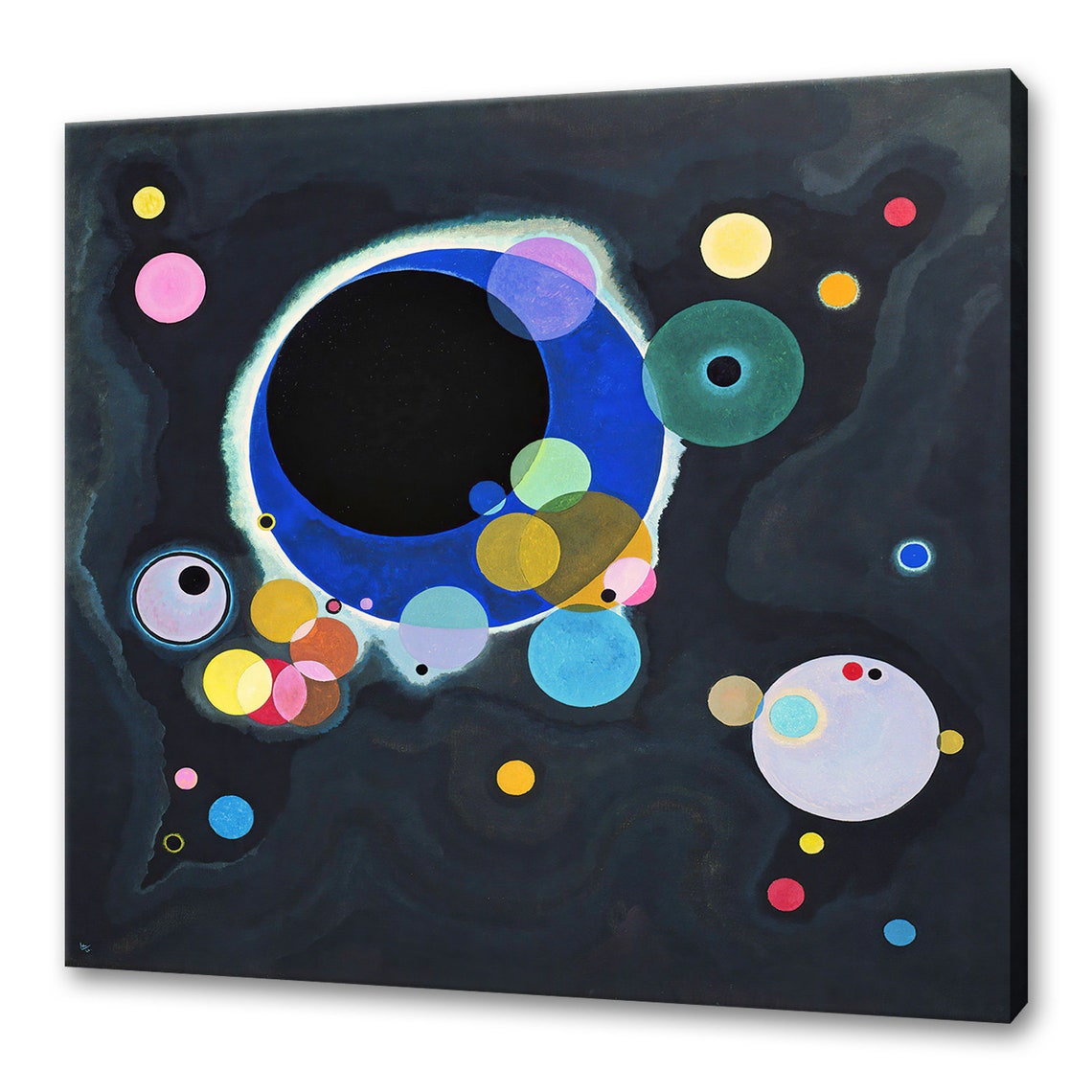 Wassily Kandinsky Several Circles 1926 Classic Design Abstract Decor Reproduction Print Wall Art Picture