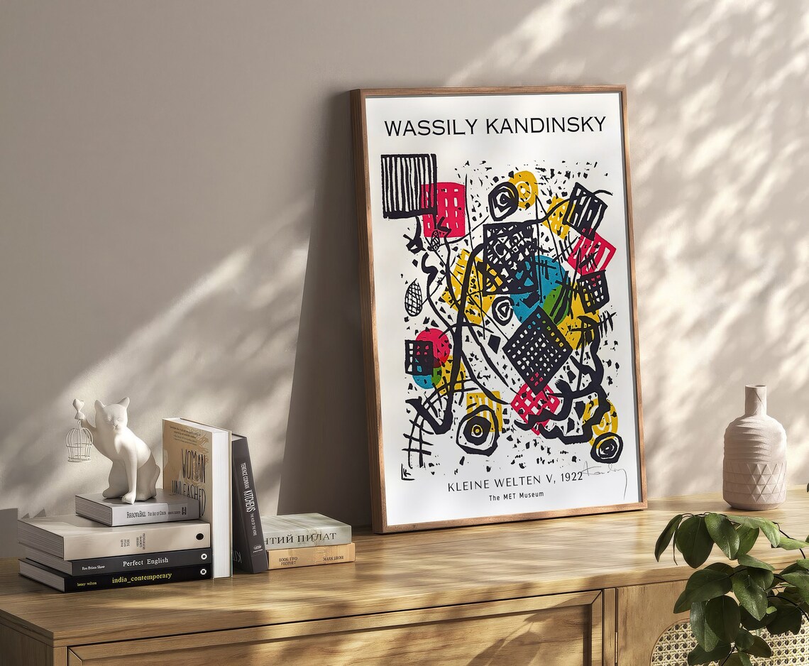 Wassily Kandinsky Kleine Welten V 1922 Abstract Museum Poster - Image 3